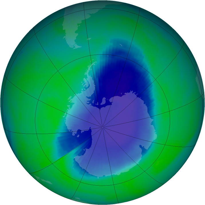 Ozone Map 1999-11-30